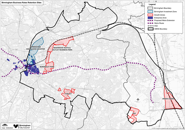Map of the Coalition for Impact area